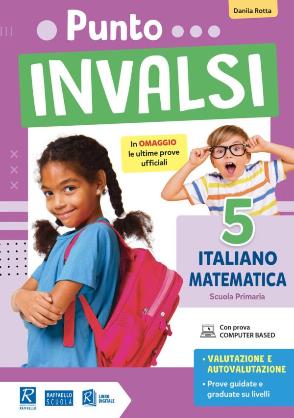 Punto Invalsi kit cartellina Italiano e Matematica classe 5 scuola Primaria